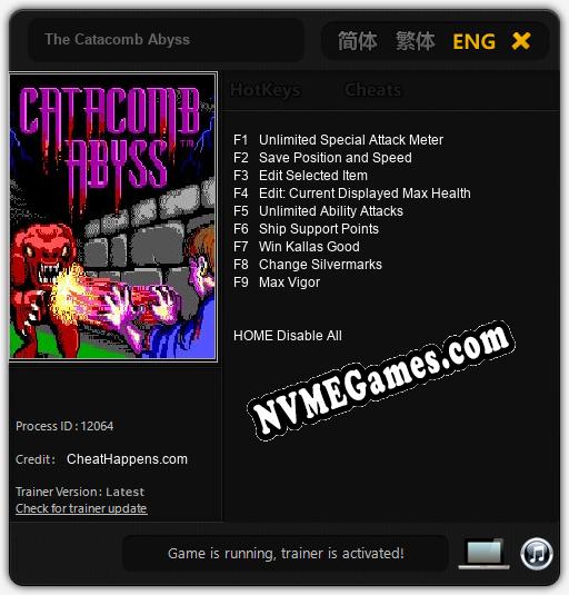 The Catacomb Abyss: Trainer +9 [v1.5]