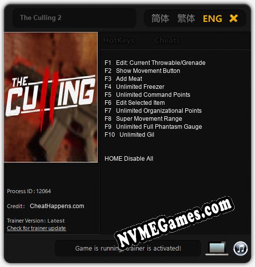 The Culling 2: Treinador (V1.0.35)