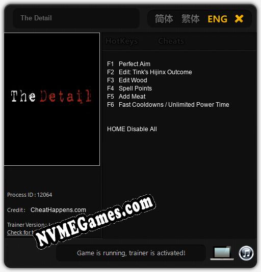 The Detail: Trainer +6 [v1.5]