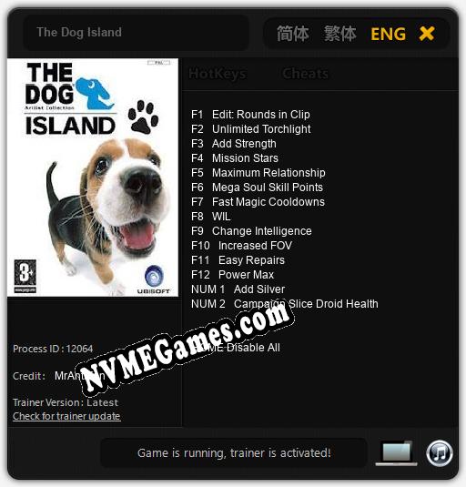 The Dog Island: Cheats, Trainer +14 [MrAntiFan]