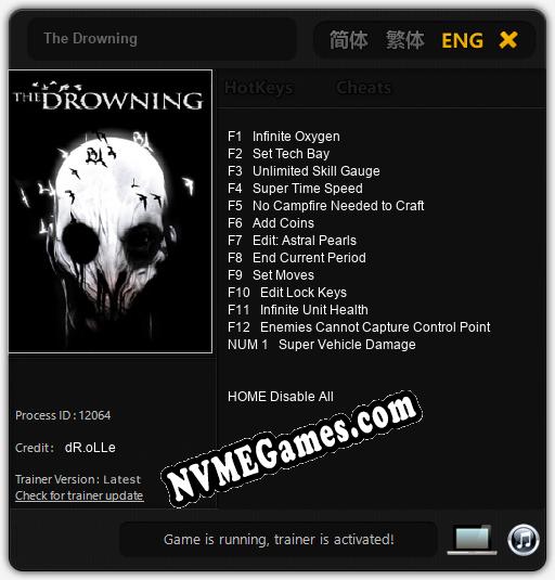 The Drowning: Cheats, Trainer +13 [dR.oLLe]