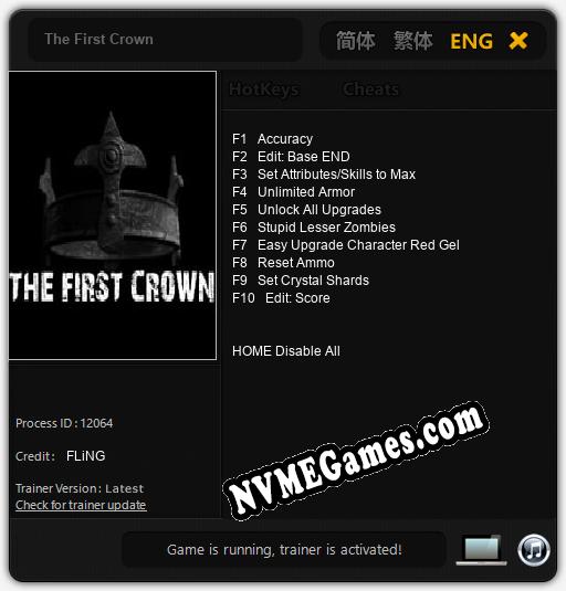 The First Crown: Treinador (V1.0.54)