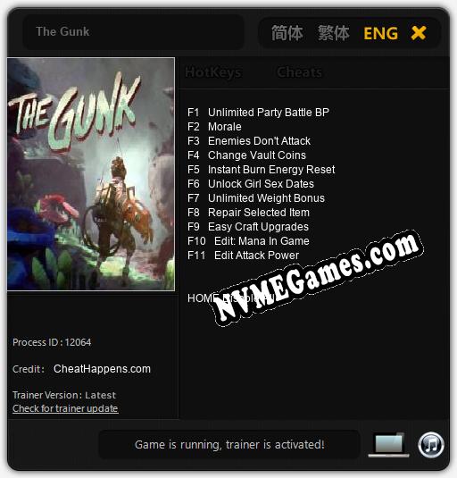 The Gunk: Cheats, Trainer +11 [CheatHappens.com]