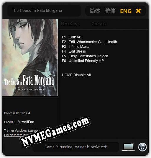 The House in Fata Morgana: Treinador (V1.0.4)