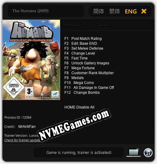 The Humans (2009): Treinador (V1.0.39)