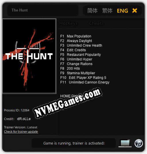 The Hunt: Treinador (V1.0.4)