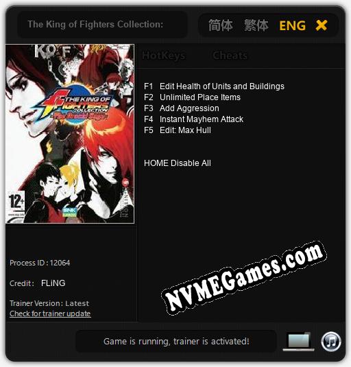 The King of Fighters Collection: The Orochi Saga: Cheats, Trainer +5 [FLiNG]