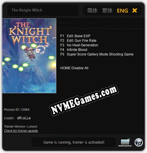 The Knight Witch: Cheats, Trainer +5 [dR.oLLe]