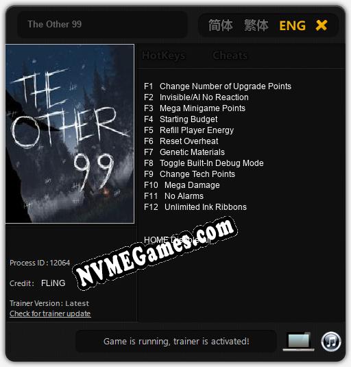 The Other 99: Cheats, Trainer +12 [FLiNG]