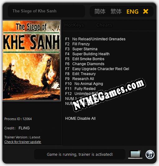 The Siege of Khe Sanh: Treinador (V1.0.2)