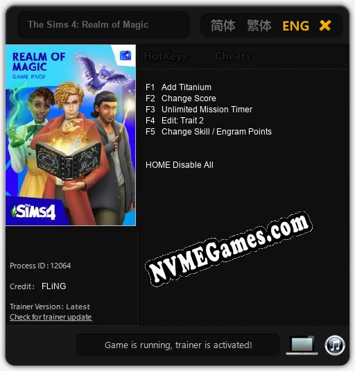 The Sims 4: Realm of Magic: Cheats, Trainer +5 [FLiNG]