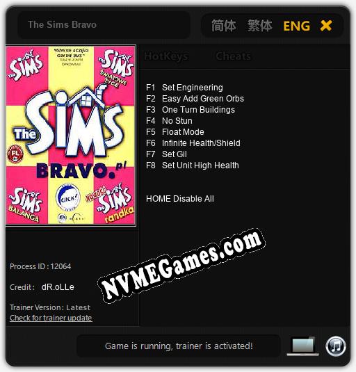 The Sims Bravo: Treinador (V1.0.76)