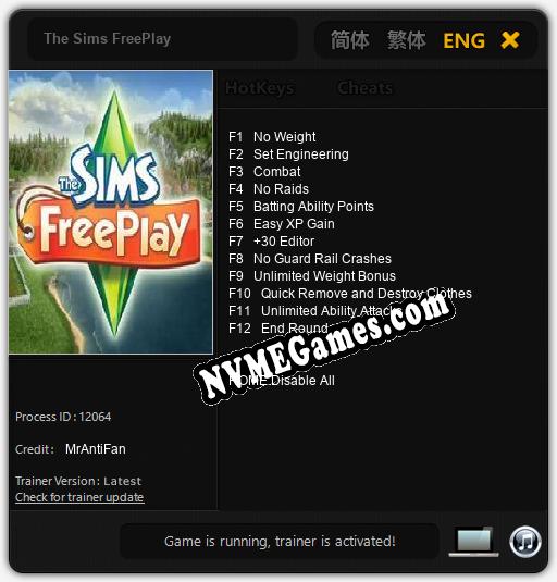 The Sims FreePlay: Treinador (V1.0.46)