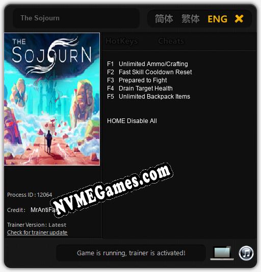 The Sojourn: Treinador (V1.0.72)