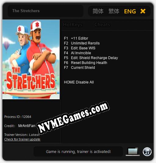 The Stretchers: Cheats, Trainer +7 [MrAntiFan]