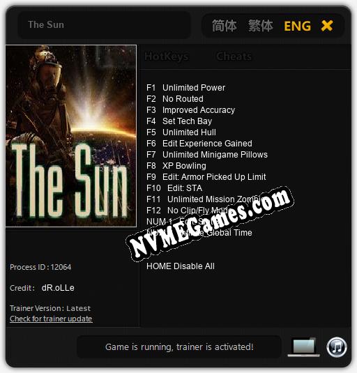 The Sun: Treinador (V1.0.9)