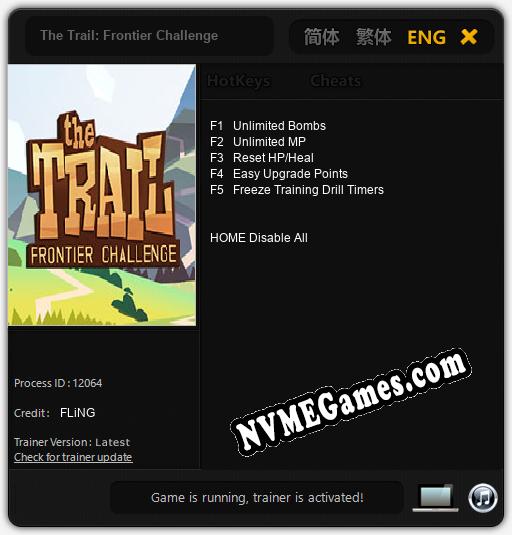 The Trail: Frontier Challenge: Cheats, Trainer +5 [FLiNG]