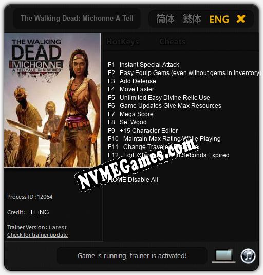 The Walking Dead: Michonne A Telltale Games Mini-Series: Treinador (V1.0.97)