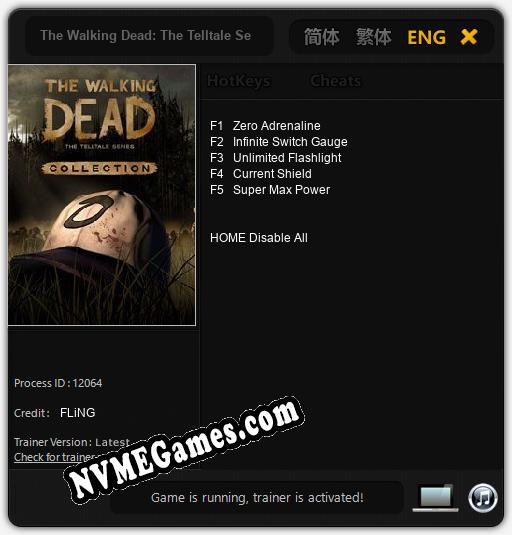 Treinador liberado para The Walking Dead: The Telltale Series Collection [v1.0.3]