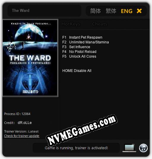 The Ward: Cheats, Trainer +5 [dR.oLLe]