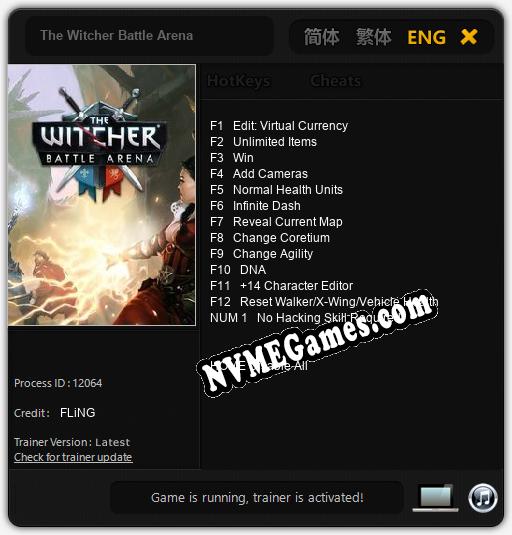 The Witcher Battle Arena: Cheats, Trainer +13 [FLiNG]