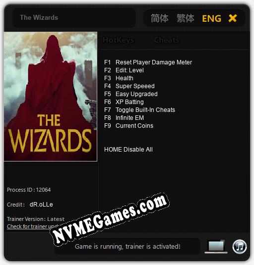 The Wizards: Cheats, Trainer +9 [dR.oLLe]