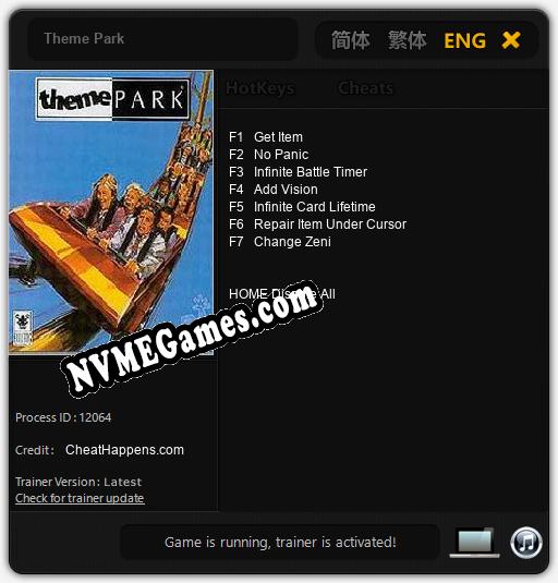 Theme Park: Treinador (V1.0.51)