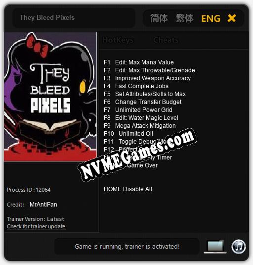 They Bleed Pixels: Cheats, Trainer +14 [MrAntiFan]