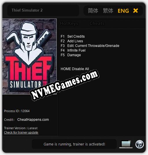 Thief Simulator 2: Cheats, Trainer +5 [CheatHappens.com]