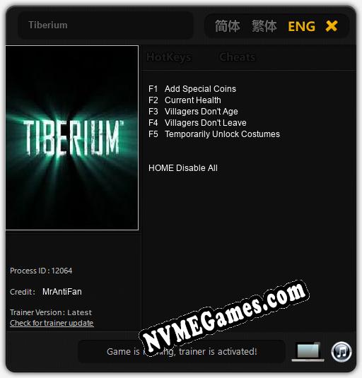 Tiberium: Treinador (V1.0.16)