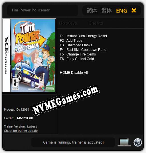 Tim Power Policeman: Trainer +6 [v1.5]