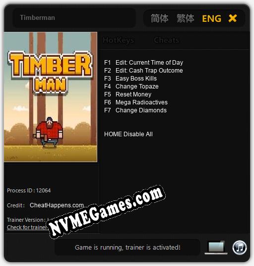 Timberman: Treinador (V1.0.26)