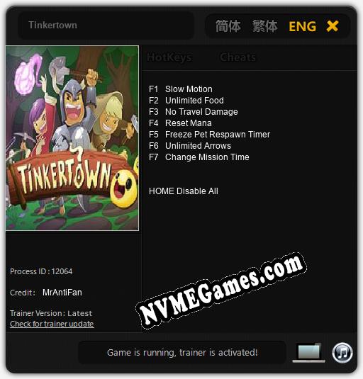 Tinkertown: Trainer +7 [v1.6]