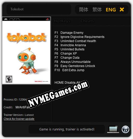 Tokobot: Trainer +10 [v1.5]