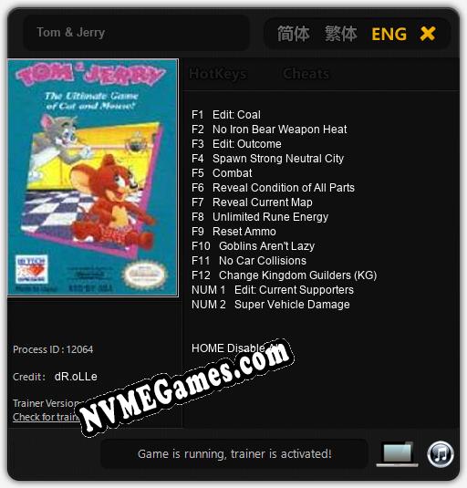 Tom & Jerry: Treinador (V1.0.67)