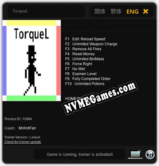 TorqueL: Treinador (V1.0.36)