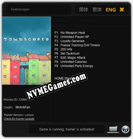 Townscaper: Trainer +9 [v1.6]