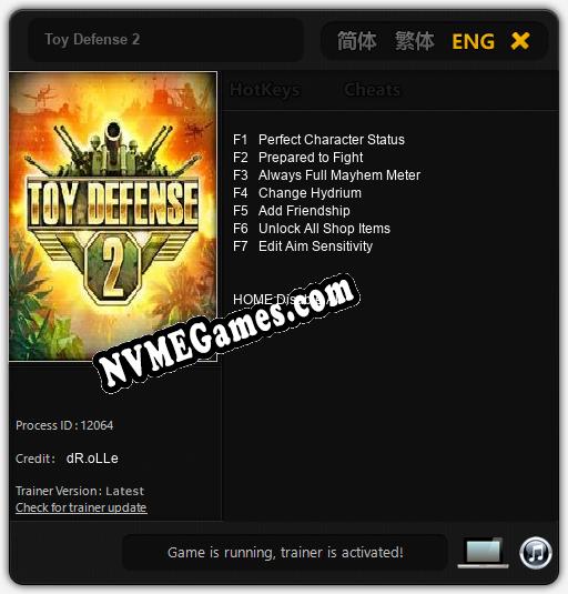 Treinador liberado para Toy Defense 2 [v1.0.3]