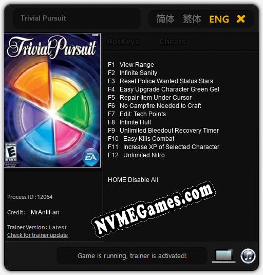 Treinador liberado para Trivial Pursuit [v1.0.3]