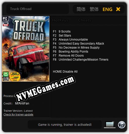 Truck Offroad: Treinador (V1.0.50)