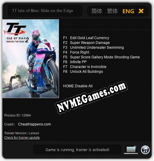 TT Isle of Man: Ride on the Edge 2: Treinador (V1.0.69)