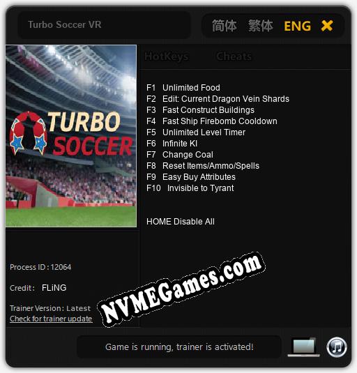 Turbo Soccer VR: Treinador (V1.0.30)