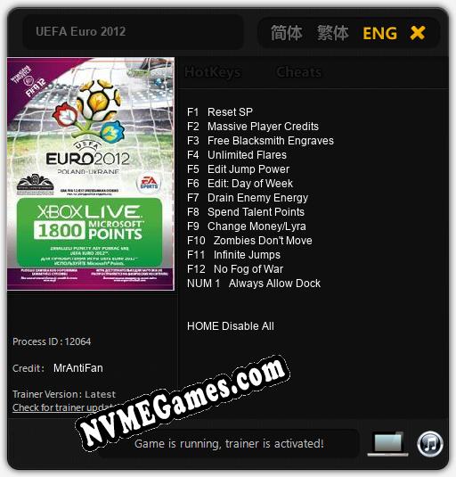 UEFA Euro 2012: Trainer +13 [v1.2]