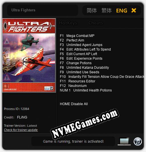 Ultra Fighters: Cheats, Trainer +13 [FLiNG]