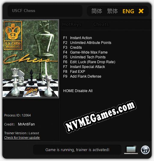 USCF Chess: Trainer +9 [v1.4]