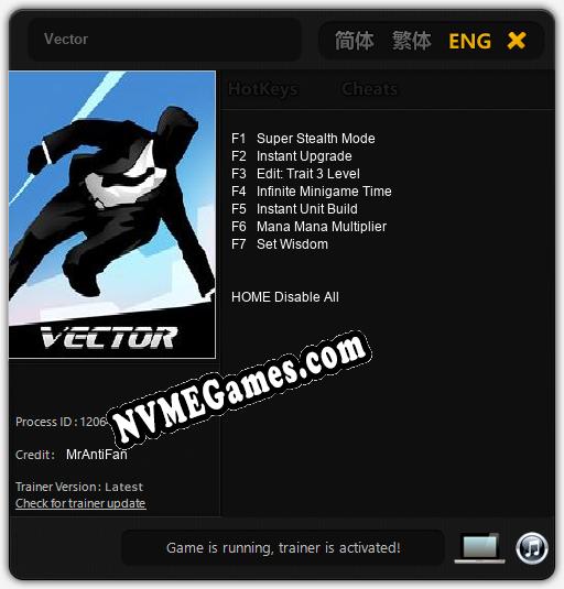 Vector: Treinador (V1.0.58)