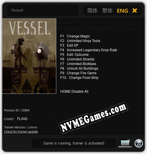 Vessel: Treinador (V1.0.12)