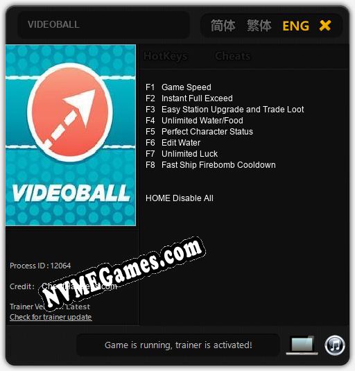 VIDEOBALL: Treinador (V1.0.25)