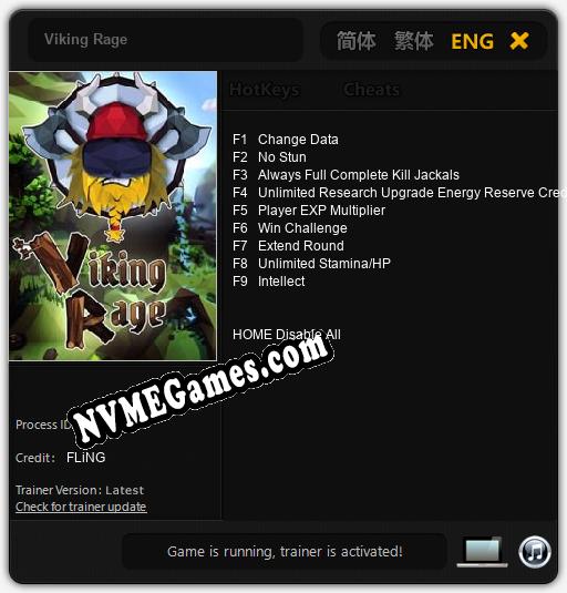 Viking Rage: Trainer +9 [v1.6]