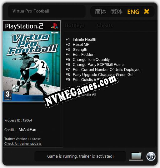 Virtua Pro Football: Treinador (V1.0.18)